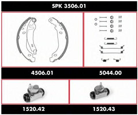 ROADHOUSE SPK350601 Комплект гальм, барабанний гальмівний механізм