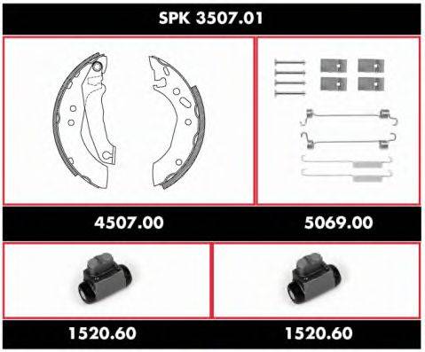 ROADHOUSE SPK350701 Комплект гальм, барабанний гальмівний механізм