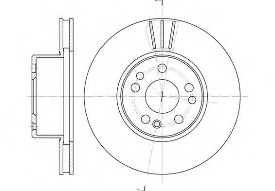 ROADHOUSE 635110 гальмівний диск