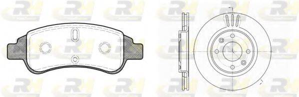 ROADHOUSE 884002 Комплект гальм, дисковий гальмівний механізм