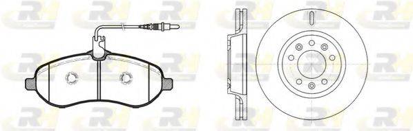 ROADHOUSE 8129201 Комплект гальм, дисковий гальмівний механізм