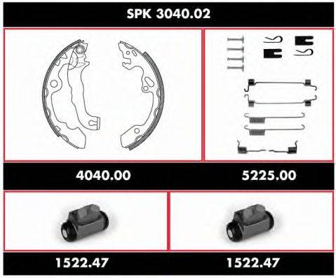 REMSA SPK304002 Комплект гальм, барабанний гальмівний механізм