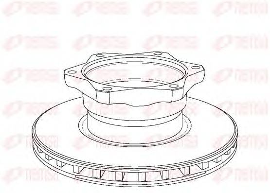 REMSA NCA105220 гальмівний диск