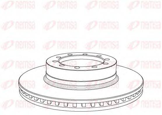 REMSA NCA107120 гальмівний диск