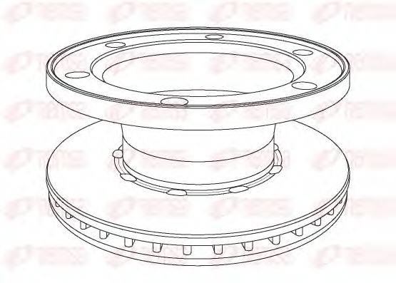 REMSA NCA107720 гальмівний диск