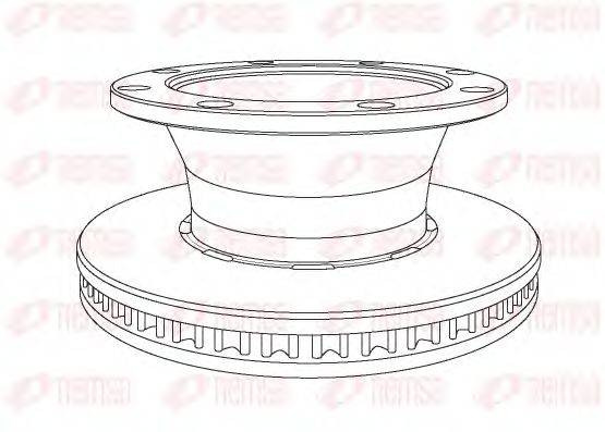 REMSA NCA112420 гальмівний диск