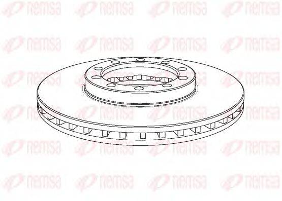 REMSA NCA113820 гальмівний диск