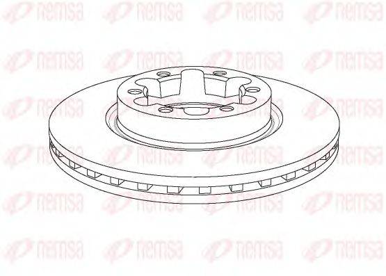 REMSA 1145.20 гальмівний диск