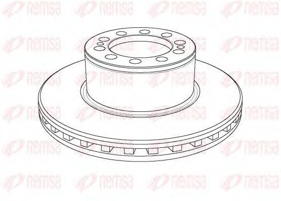REMSA NCA115720 гальмівний диск