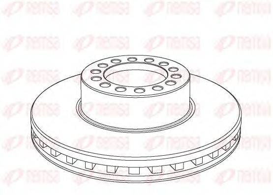 REMSA NCA117520 гальмівний диск