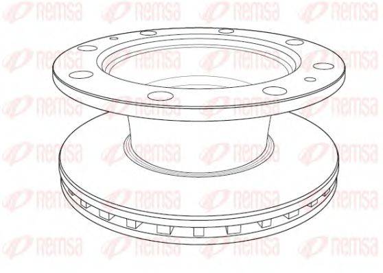 REMSA NCA118720 гальмівний диск