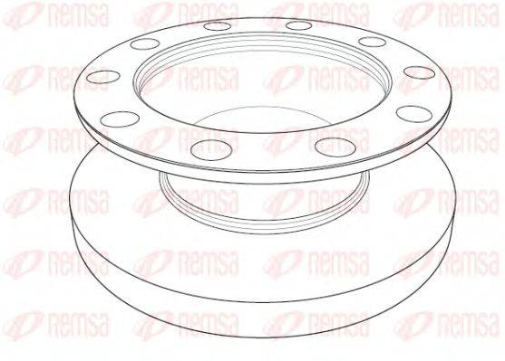REMSA NCA119810 гальмівний диск