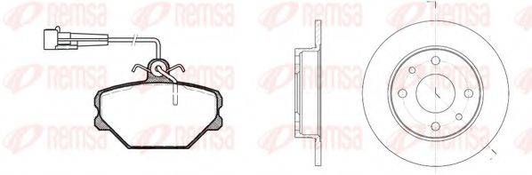 REMSA 826400 Комплект гальм, дисковий гальмівний механізм
