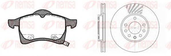 REMSA 868300 Комплект гальм, дисковий гальмівний механізм