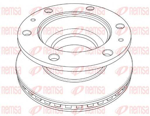 REMSA NCA119720 гальмівний диск