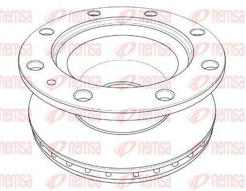 REMSA NCA120220 гальмівний диск