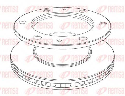 REMSA NCA122020 гальмівний диск