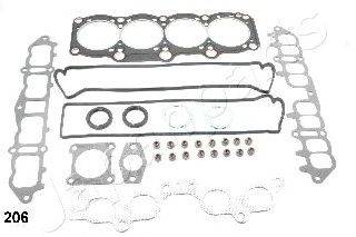 JAPANPARTS KG206 Комплект прокладок, головка циліндра