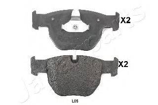 JAPANPARTS PAL05AF Комплект гальмівних колодок, дискове гальмо