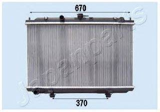 JAPANPARTS RDA213042 Радіатор, охолодження двигуна