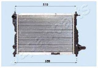 JAPANPARTS RDA313024 Радіатор, охолодження двигуна