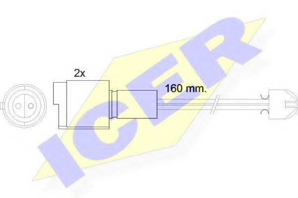 ICER 610090EC Сигналізатор, знос гальмівних колодок