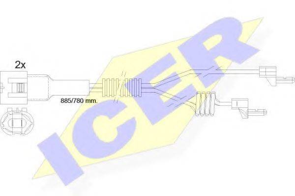 ICER 610098EC Сигналізатор, знос гальмівних колодок