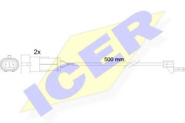 ICER 610223EC Сигналізатор, знос гальмівних колодок