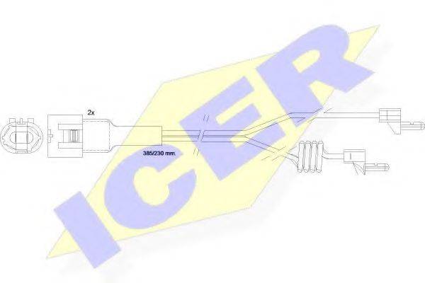 ICER 610233EC Сигналізатор, знос гальмівних колодок