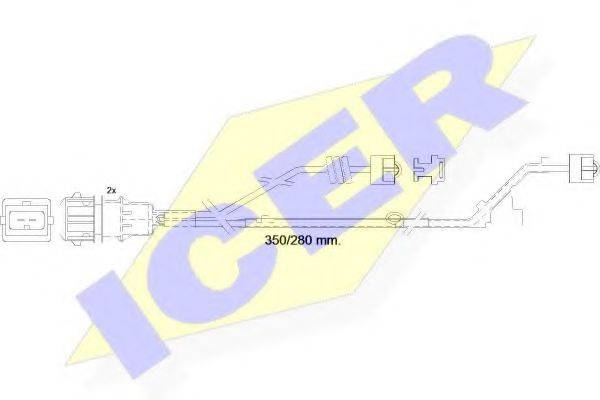 ICER 610423EC Сигналізатор, знос гальмівних колодок