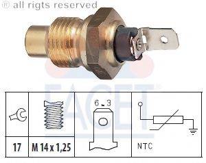 FACET 73044 Датчик, температура охолоджувальної рідини