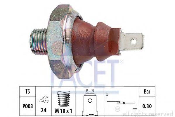 FACET 70010 Датчик тиску масла