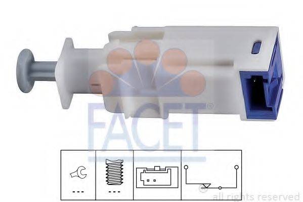 FACET 71241 Вимикач, привід зчеплення (Tempomat)