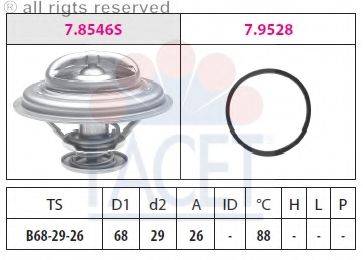 FACET 78546 Термостат, охолоджуюча рідина