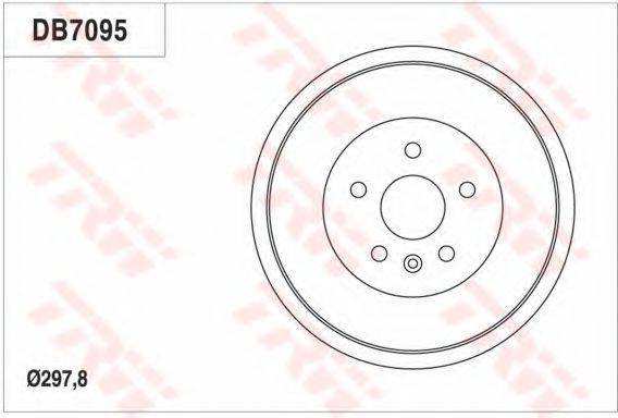 TRW DB7095 Гальмівний барабан