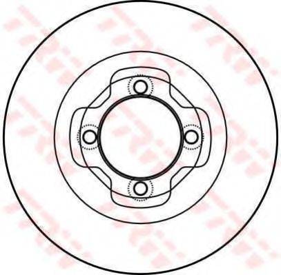 TRW DF4008 гальмівний диск