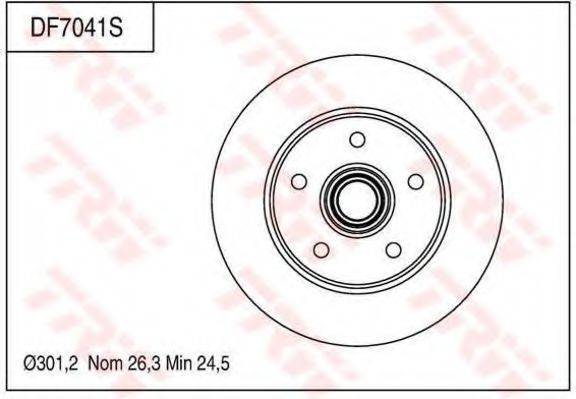 TRW DF7041S гальмівний диск