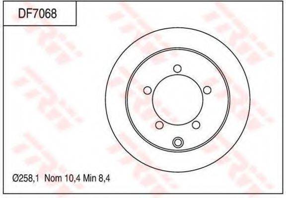 TRW DF7068 гальмівний диск
