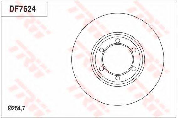 TRW DF7624 гальмівний диск