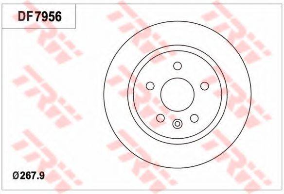 TRW DF7956 гальмівний диск