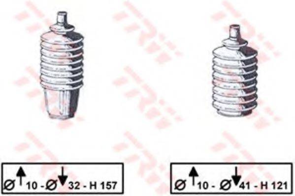 TRW JBE102 Комплект пильника, рульове керування