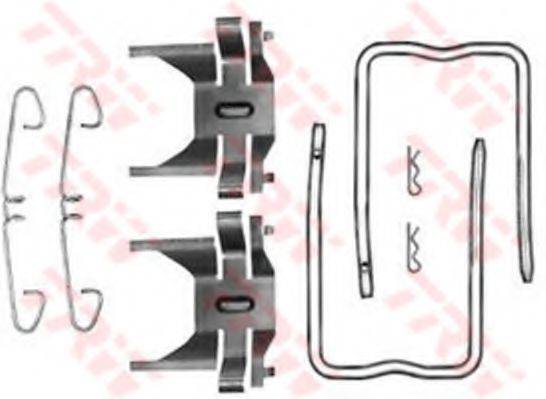 TRW PFK341 Комплектуючі, колодки дискового гальма