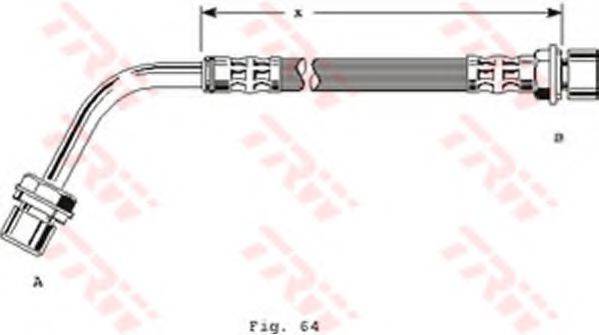 TRW PHA231 Гальмівний шланг