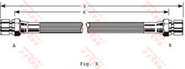 TRW PHA241 Гальмівний шланг