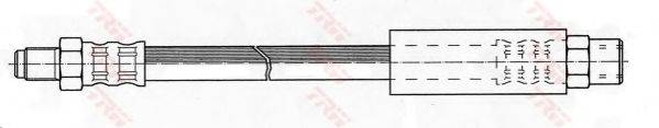 TRW PHB256 Гальмівний шланг