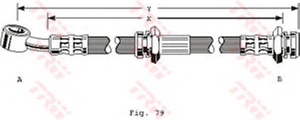 TRW PHD170 Гальмівний шланг