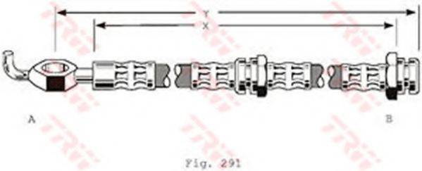 TRW PHD220 Гальмівний шланг