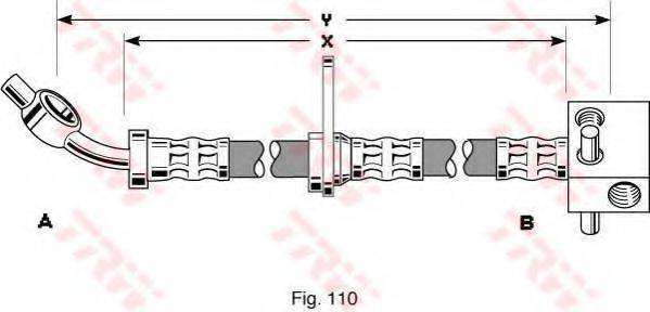 TRW PHD271 Гальмівний шланг