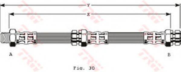 TRW PHD327 Гальмівний шланг