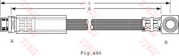 TRW PHD475 Гальмівний шланг